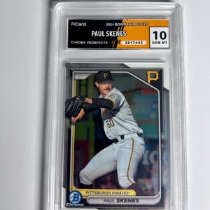 Paul Skenes Rookie Card Graded - Etsy
