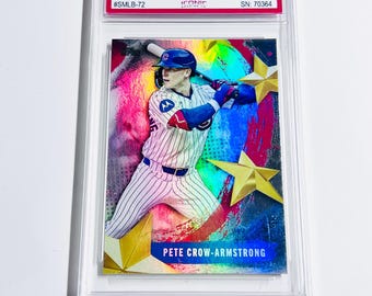 GRADED 10 PETE CROW-Armstrong 2025 Topps Update Stars Of Mlb Holo #SMLB72 Chicago Cubs Pristine Card