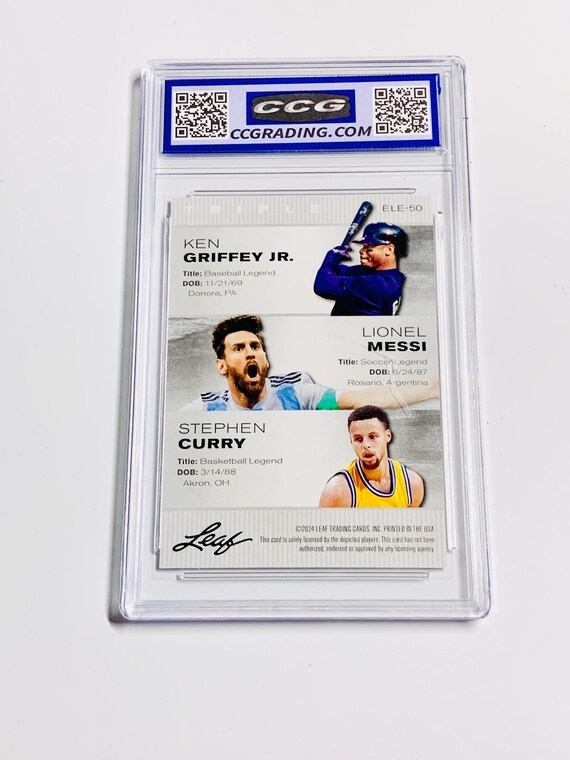 graded messi card GradedGuard Protective Graded Card Case