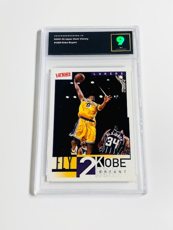 GRADED KOBE BRYANT 2000 Upper Deck Victory #298 Fly 2 Kobe Los Angeles Lakers Card Mint GRADED KOBE BRYANT 2000 Upper Deck Victory #298 Fly 2 Kobe Los Angeles Lakers Card Mint