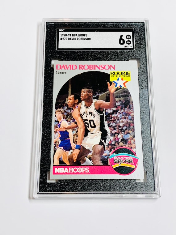 SGC DAVID ROBINSON Rookie of the Year 1990 Nba Hoops #270 Graded