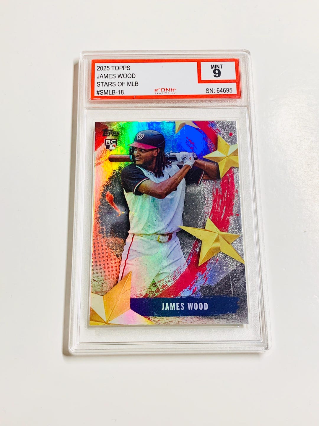 グレーディング済み ジェームズ・ウッド ルーキーカード 2025 Topps 