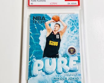 NIKOLA JOKIC 2024 Hoops Pure Players #3 Denver Nuggets Tarjeta impecable