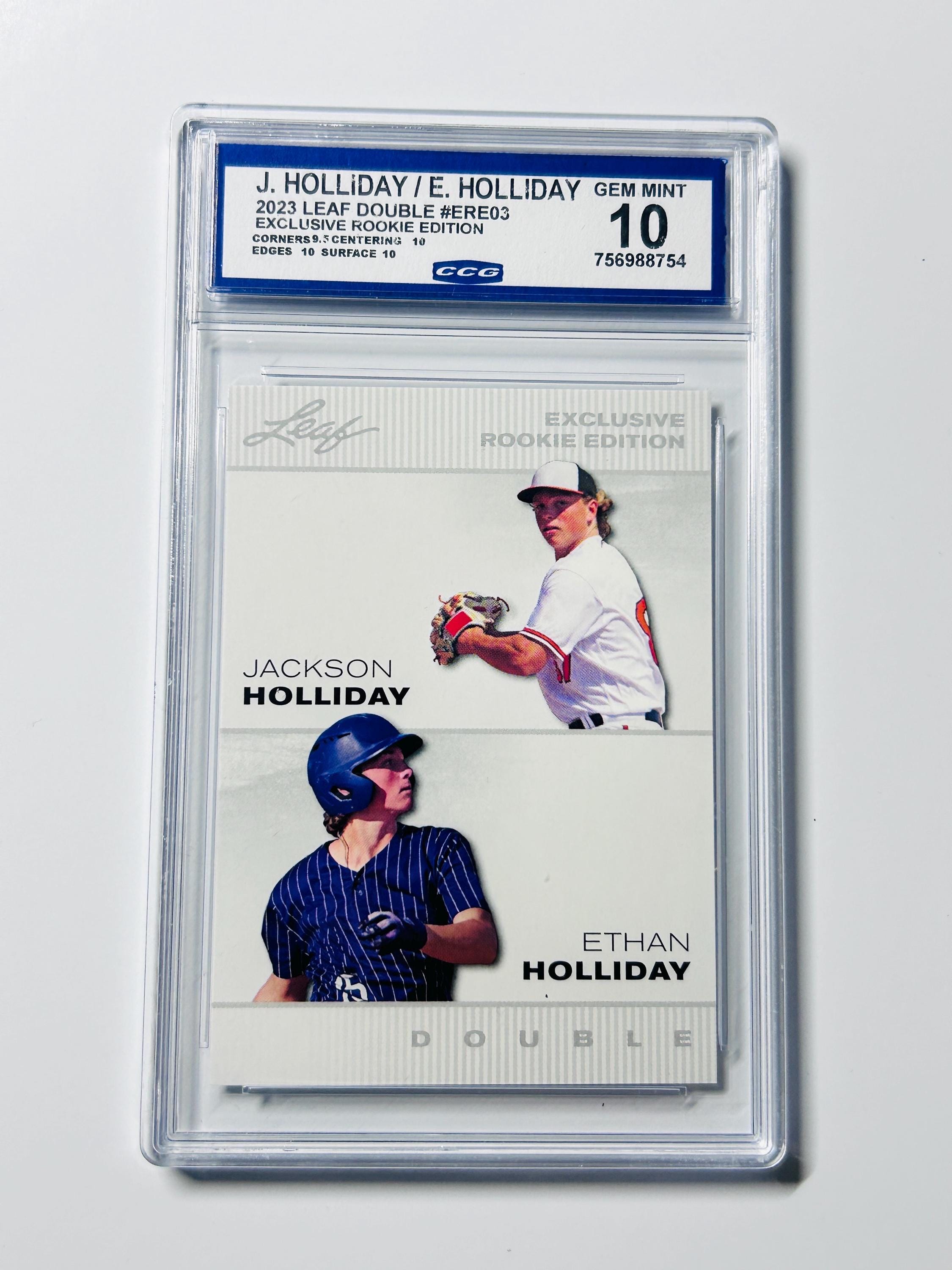 GRADED 10 JACKSON HOLLIDAY / Ethan Holliday 2023 Special Release 