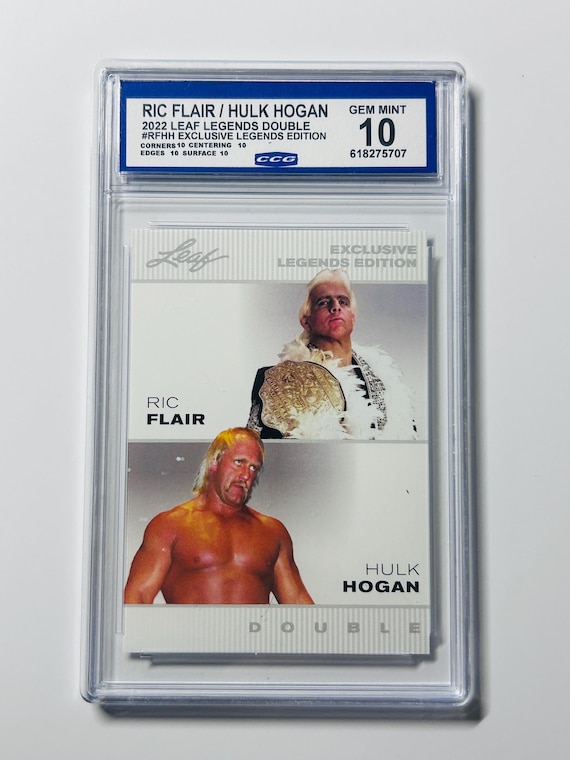 GRADED 10 Ric Flair / HULK HOGAN 2022 Special Release Exclusive