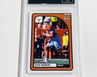 GRADED 10 ARCH MANNING Rookie Karte 2024 Panini Nil #53 Universität of Texas Gem Mint