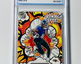 GANG VAN 10: 2025 Donruss ZAY FLOWERS Bomb Squad Gem Mint