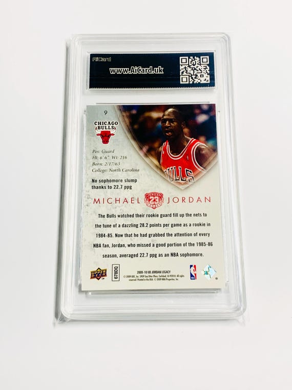 GRADED 10 MICHAEL JORDAN Gold 2009 Upper Deck Jordan Legacy #9