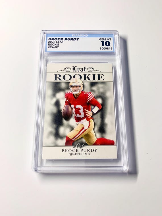 brock purdy rookie card graded GRADED 10 2023 Special Release BROCK PURDY Rookie Achievement Edition Gem  Mint