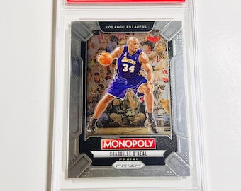 CALIFICACIÓN 10 SHAQUILLE O'NEAL 2024 Prizm Monopoly Legends #LEG2 “Shaq” Los Angeles Lakers Tarjeta impecable