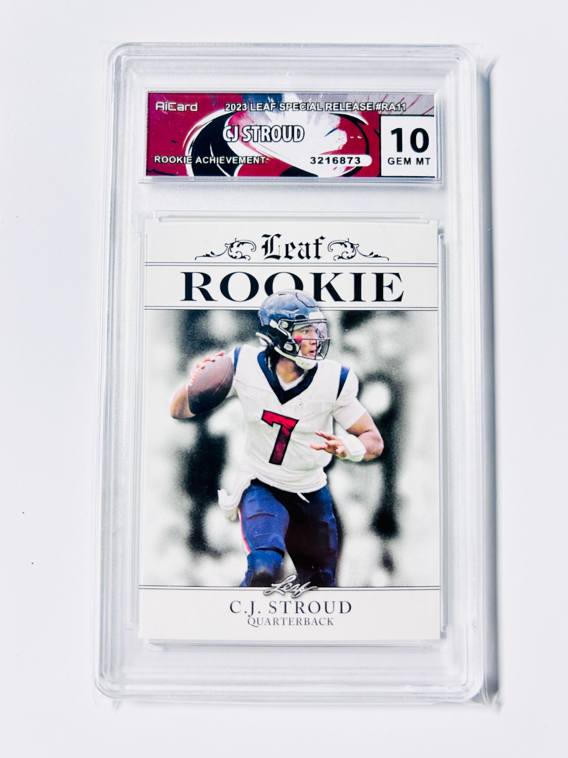 where can i get a pokemon card graded Graded 2023 Panini Prizm DP CJ Stroud #102 Rookie RC Football Card PSA main image 0