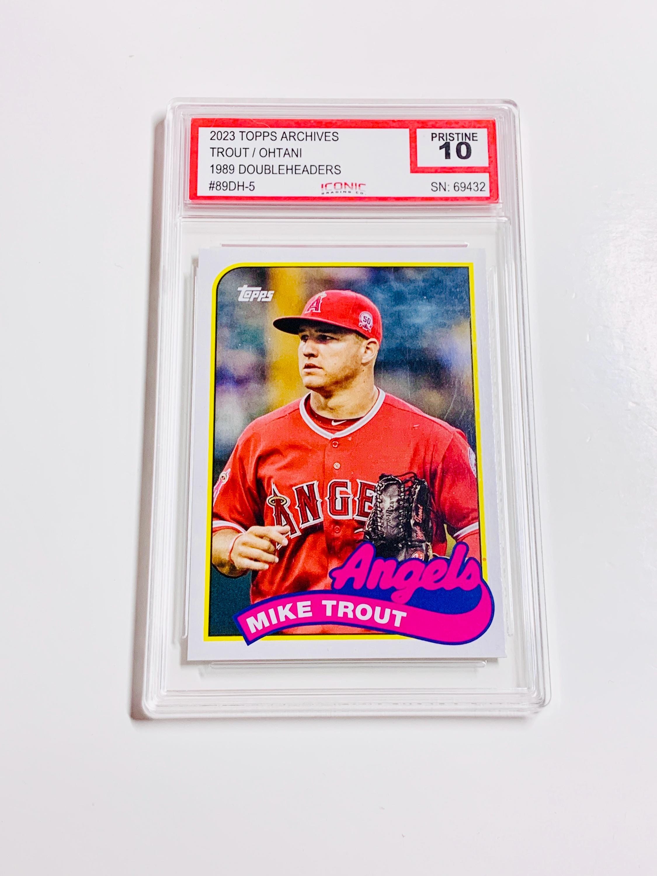 グレード10 ショウヘイ・オオタニ / マイク・トラウト 2023 Topps 