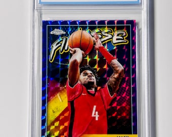 GRADED 10 2023 Topps Chrome JALEN GRÜN Finesse Purple Geometric Gem Mint