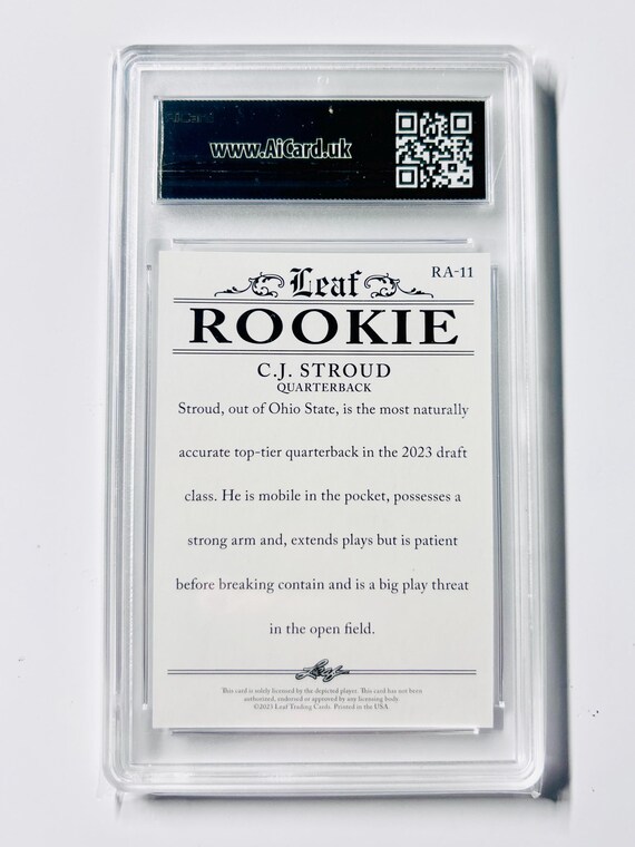 cj stroud graded rookie card 2023 Panini National Convention Purple 18/25 10GM #RC2 Stroud Houston Texans gear at the Houston Texans Store GRADED 10 CJ STROUD Rookie