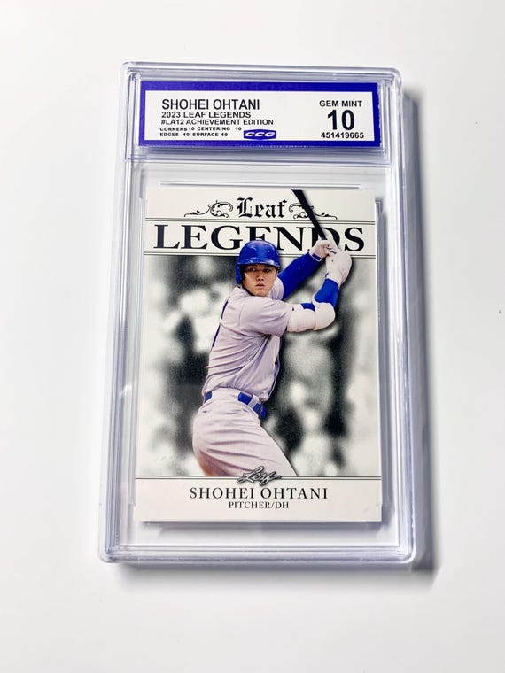 GRADED 10 SHOHEI OHTANI 2023 Legends Achievement Batting Los