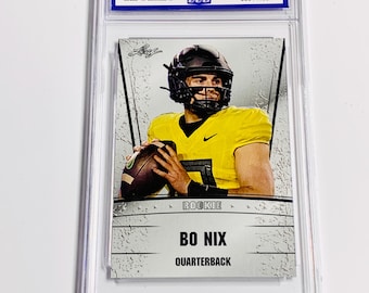 GRADED 10 BO NIX 2023 Special Release Rookie Card Draft Silver Rookie Gem Mint