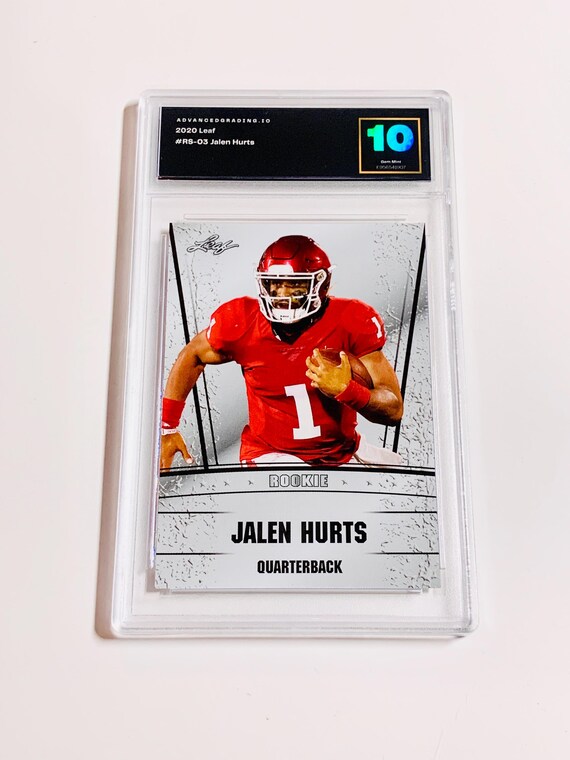 jalen hurts graded rookie card 2020 Panini Donruss Optic 164 Red Mojo PSA 10 Jalen Hurts Philadelphia Eagles 2020