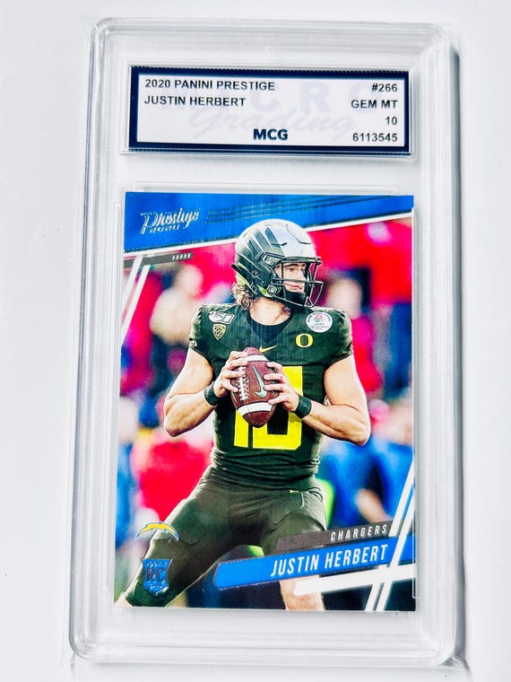 justin herbert graded rookie cards 2020 Donruss Optic Justin Herbert Rookie PSA 10 Chargers – Magic City  Collectibles