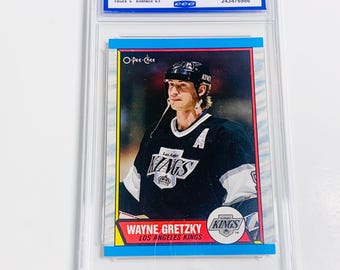 GRADED WAYNE GRETZKY 1989-90 O-Pee-Chee #156 Los Angeles Kings Hockey G.O.A.T. Mint