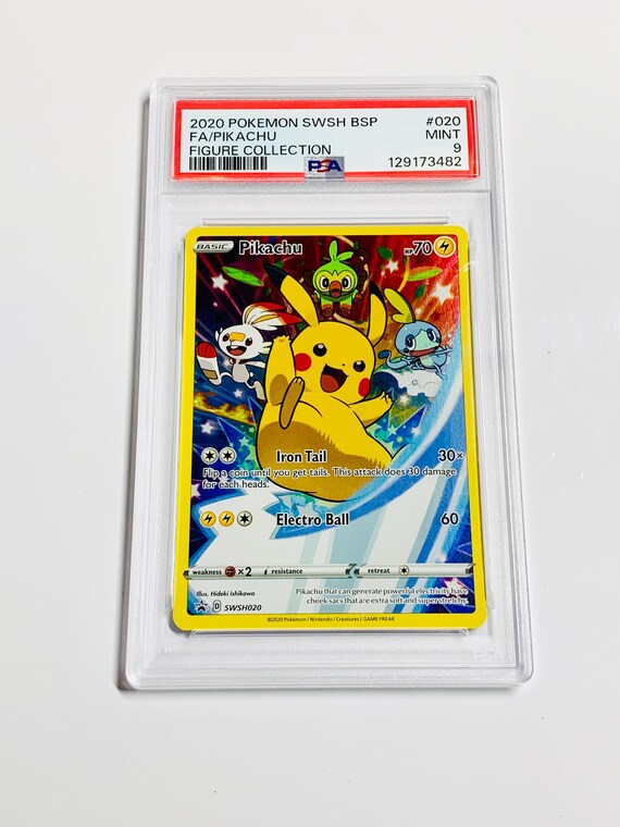 PSA PIKACHU Full Art 2020 Pokemon Swsh Black Star Promo Figure Coll #020 Graded Card Mint - Etsy PSA PIKACHU Full Art 2020 Pokemon Swsh Black Star Promo Figure Coll #020 Graded Card Mint - Etsy