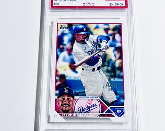 GRADED 10 MOOKIE BETTS 2023 Topps Complete Set All-Star Game #50 “World Series Champs” Los Angeles Dodgers Pristine Card