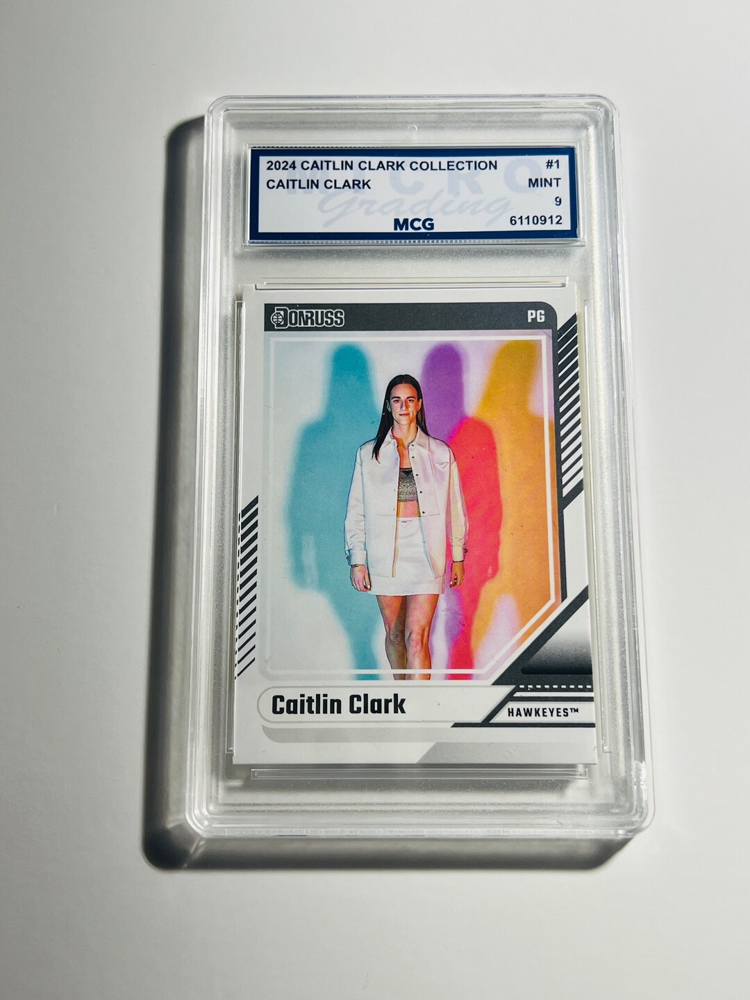 GRADED CAITLIN CLARK Card Panini Collection Donruss Rookie #1 - Etsy