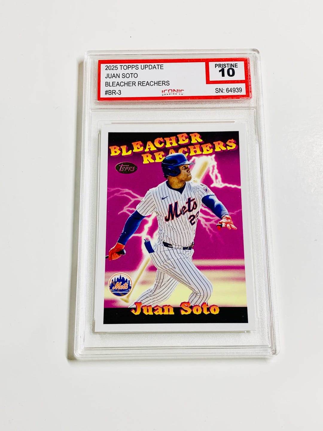 GRADED 10 JUAN SOTO 2025 Topps Update Bleacher Reachers #3 New