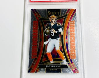 GRADED 10 JOE BURROW 2024 Select Turbocharged #7 Cincinnati Bengals Pristine Card