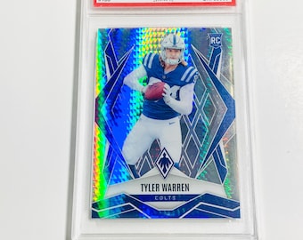 GRADED 10 TYLER WARREN Rookie Card 2025 Phoenix Silver Hyper #185 Indianapolis Colts Pristine Card