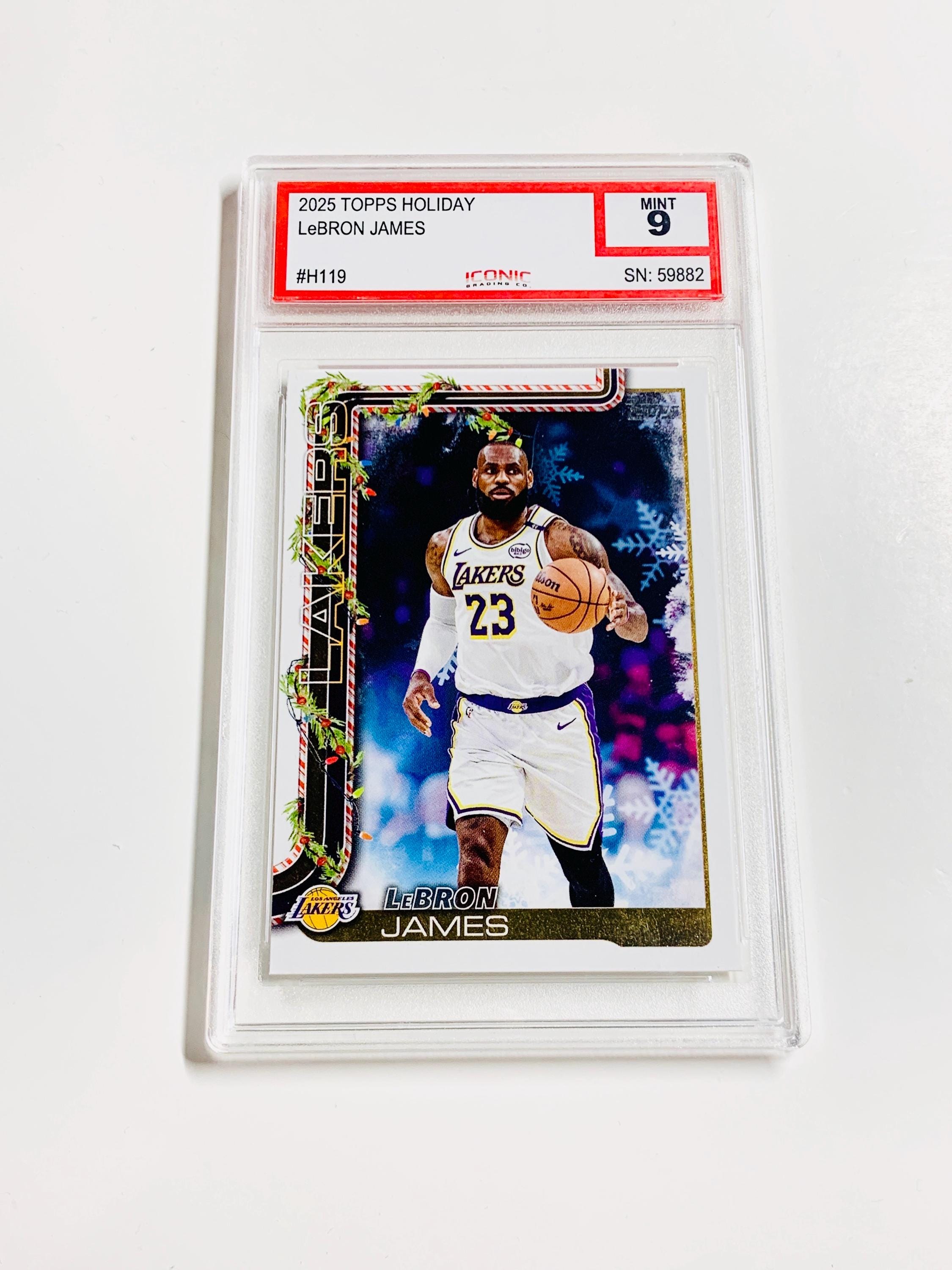 グレーディング済み レブロン・ジェームズ 2025 Topps ホリデー #H119 