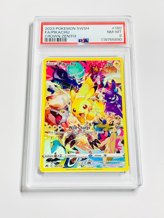 PSA FA/PIKACHU 2023 Pokemon Swsh Crown Zenith #160 Graded Card