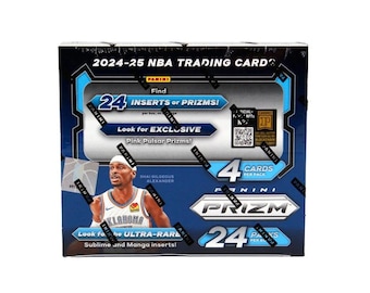 Caja de 24 unidades de baloncesto Panini Prizm 2024-25