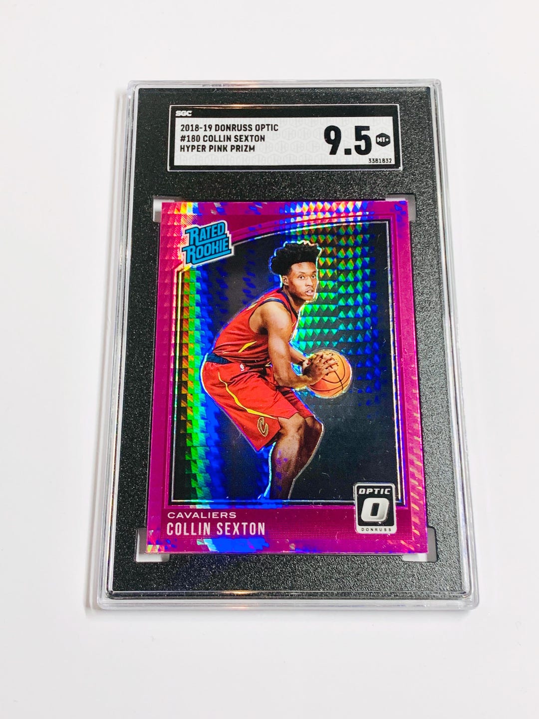 2018 Optic Collin Sexton RC Auto 1/1 Optic 2018-19 Donruss Cavs 