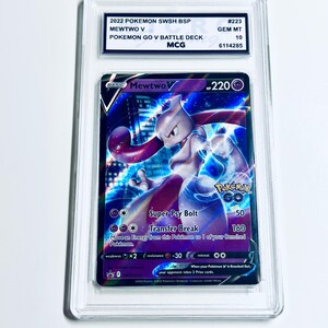 mewtwo v pokemon go card worth PSA 10 / / 074 Pokmon Hit Points220 HP Form Pokemon Cards Pokemon GO Mewtwo