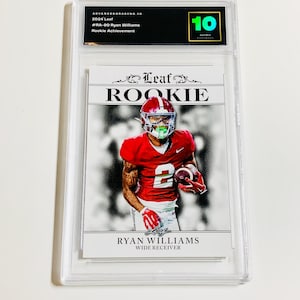 TARJETA DE NOVATO DE LANZAMIENTO ESPECIAL DE RYAN WILLIAMS 2024, GRADO 10, N.° RA80, Rookie Achievement, Alabama Gem Mint imagen 1