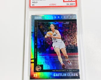 GRADED 10 CAITLIN CLARK 2025 C.C. Chronicled Holo #3 “two