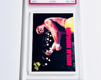 GRADED 10 HULK HOGAN 1990 Classic Wwf #102 Wrestlemania Wrestling Pristine Card