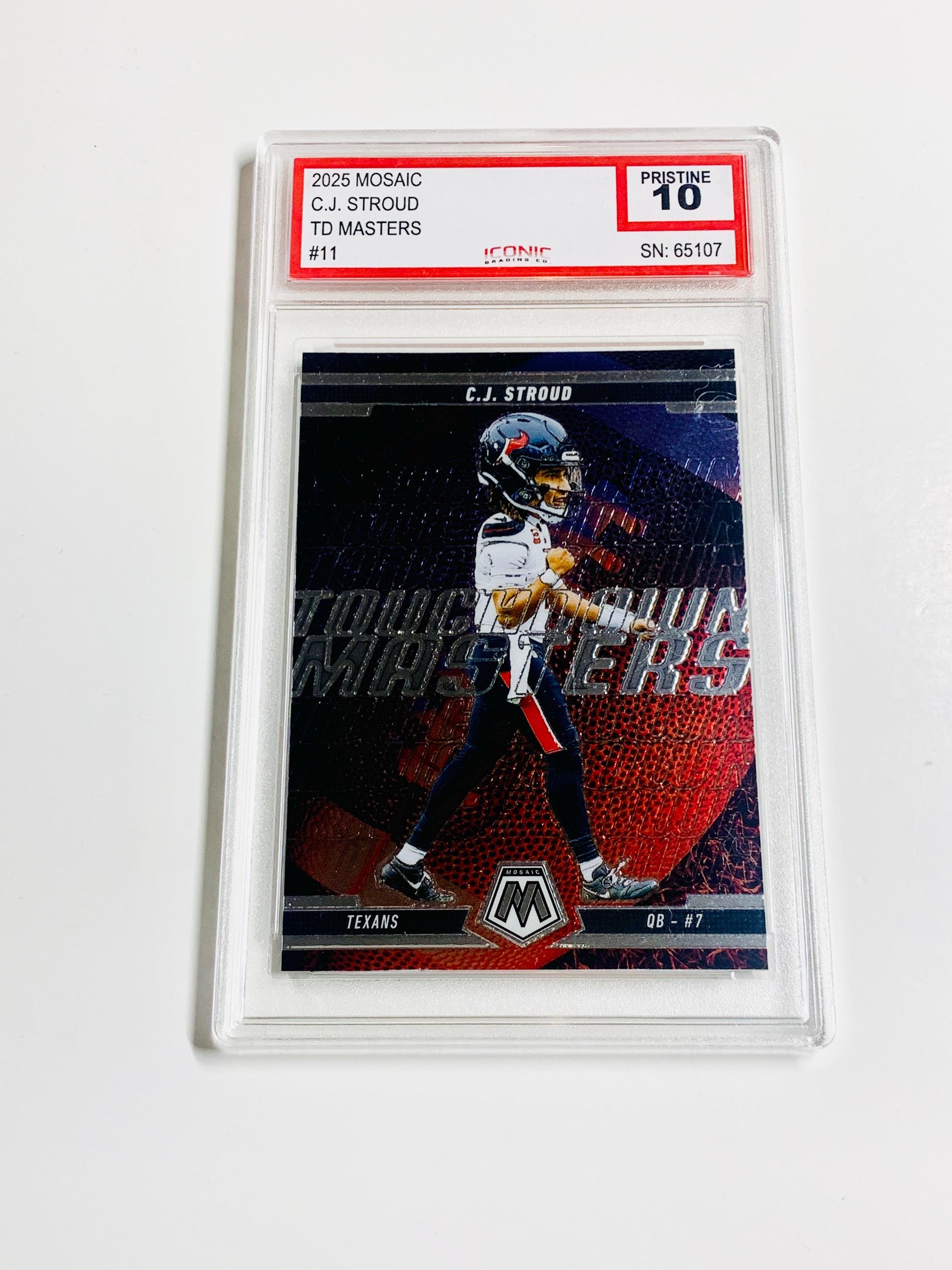 cj stroud graded card NFL 2023 Panini C.J. Stroud #339 Rookie Card