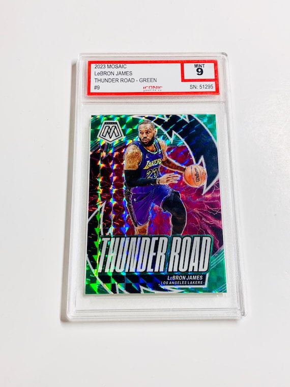 GRADED Lebron JAMES 2023 Mosaic Thunder Road - Green #9 Los Angeles Lakers Card Mint - Etsy GRADED Lebron JAMES 2023 Mosaic Thunder Road - Green #9 Los Angeles Lakers Card Mint - Etsy