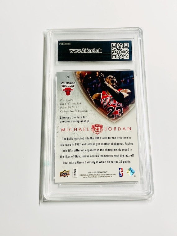 GRADED 10 MICHAEL JORDAN Gold 2009 Upper Deck Jordan Legacy #90