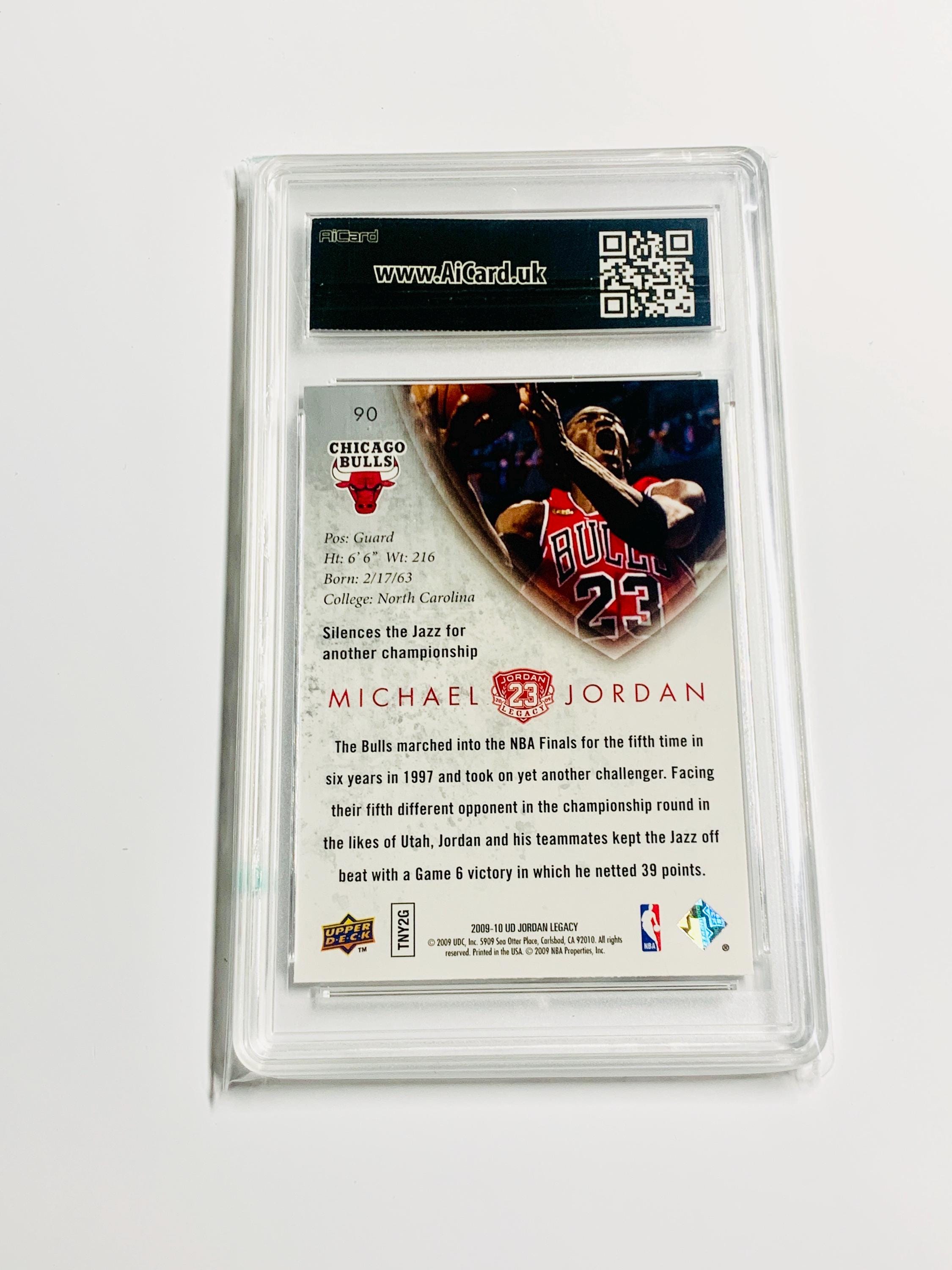 GRADED 10 MICHAEL JORDAN Gold 2009 Upper Deck Jordan Legacy #90