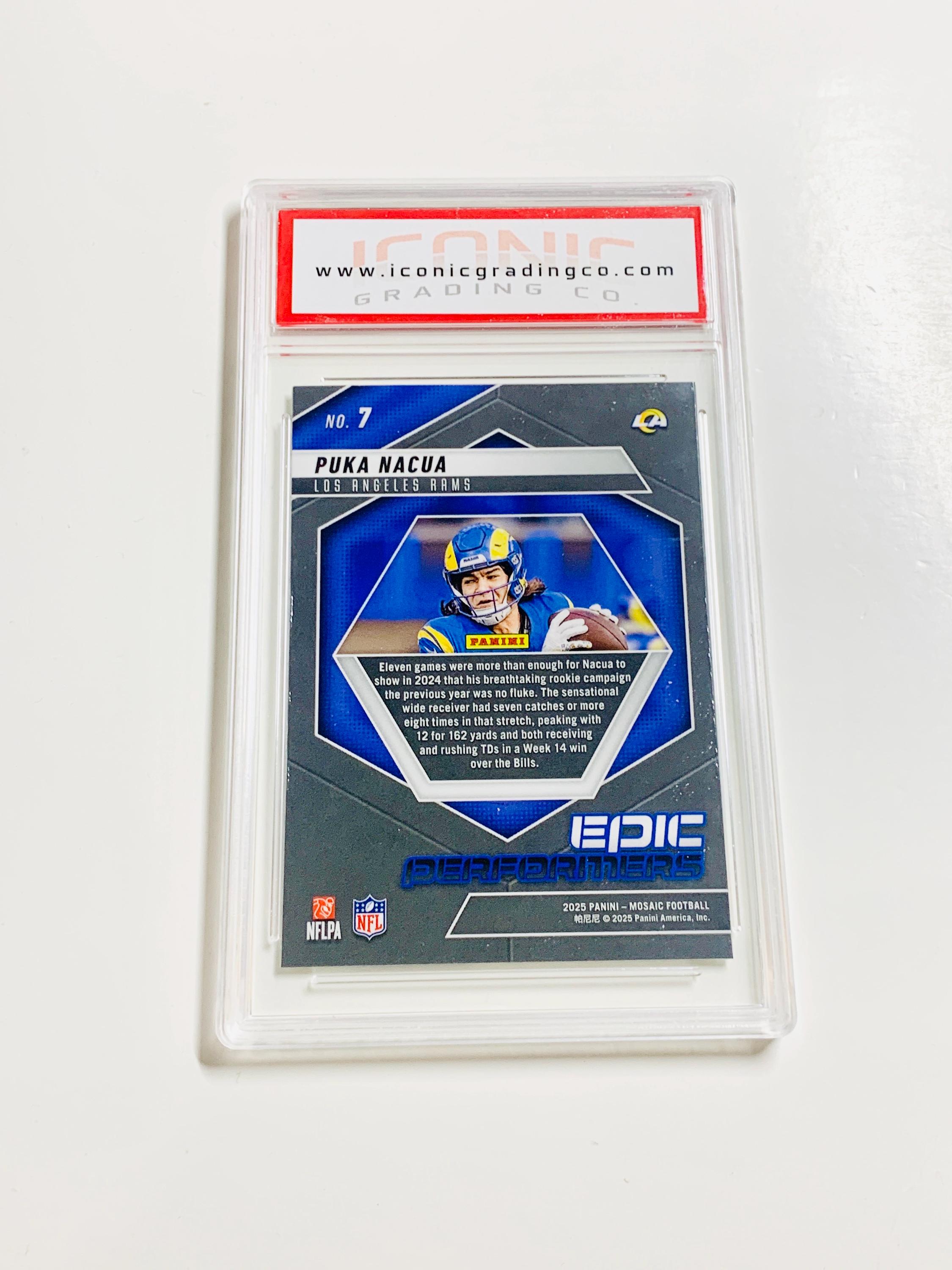 GRADED 10 PUKA NACUA 2025 Mosaic Epic Performers #7 Los Angeles