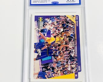 GRADED 9.5 KOBE BRYANT 1997 Upper Deck Collector’s Choice #64 Los Angeles Lakers Card Mint +