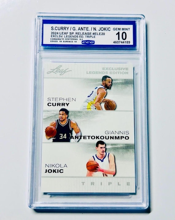 GRADED 10 STEPHEN CURRY / Giannis Antetokounmpo / Nikola Jokic