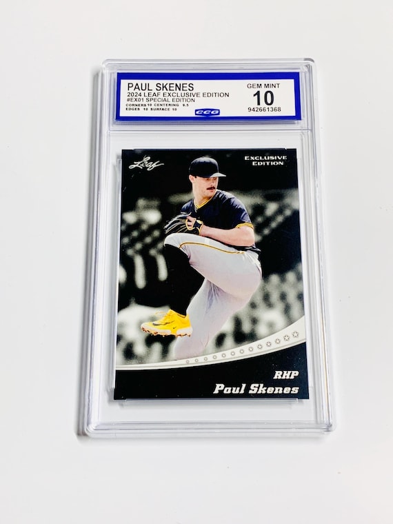 paul skenes graded rookie card 2023 Topps Bowmans Best #SH18 Shellacked RC GRADED 10 PAUL SKENES 2024