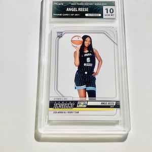 GRADED 10 ENGEL REESE Exklusiv ausverkauft Limited Edition 1 von 2931 Rookie Karte 2024 Panini Instant Wnba “All-Rookie Team” Gem Mint