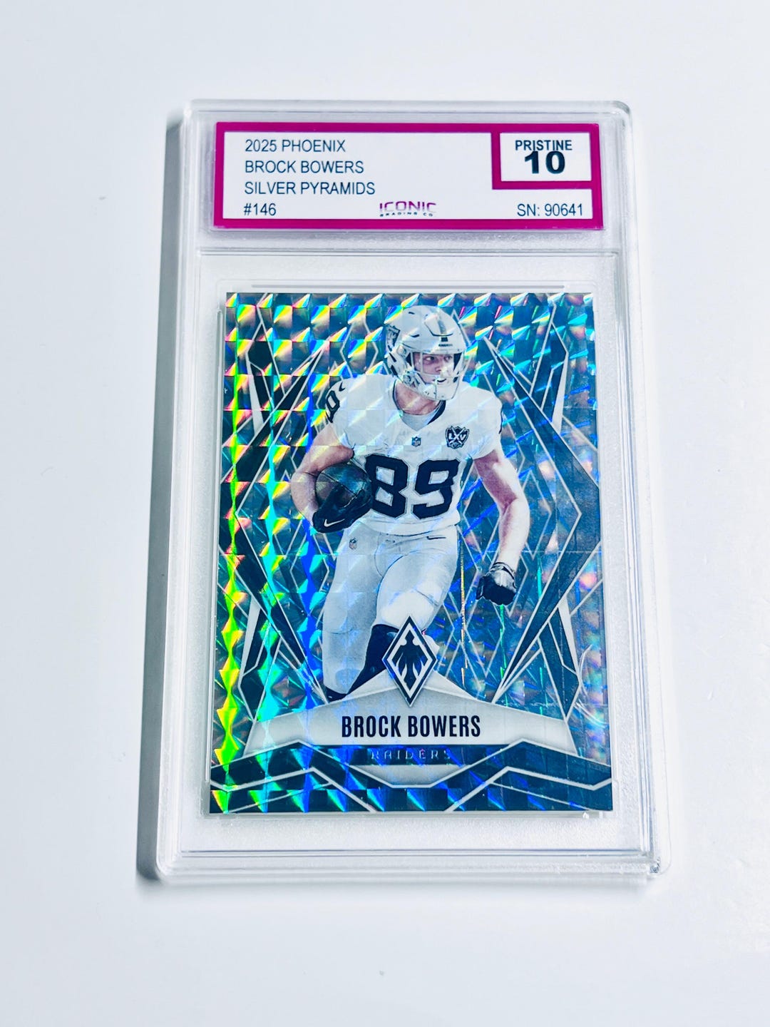 Silver Pyramids Card GRADED 10 BROCK BOWERS 2025 Phoenix Silver Pyramids #146 Las Vegas ...