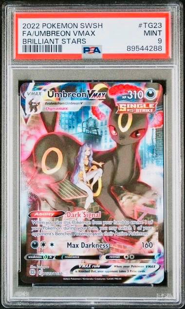 PSA UMBREON VMAX Full Art 2022 Pokemon Swsh Brilliant Stars #TG23