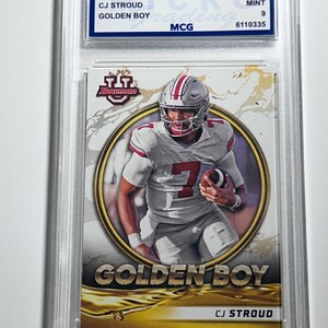 GRADED CJ STROUD Card Golden Boy Rookie Mint - Etsy GRADED CJ STROUD Card Golden Boy Rookie Mint - Etsy