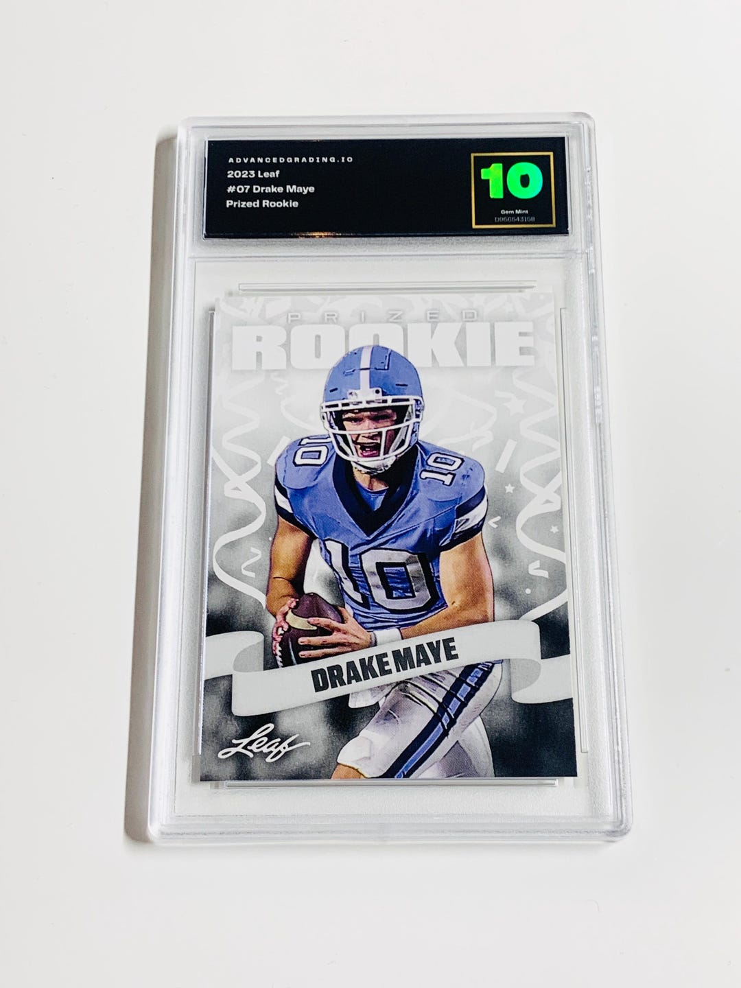 Future Drake Maye Rookie GRADED 10 DRAKE MAYE 2023 Special Release Rookie Card #07 Prized Rookie ...